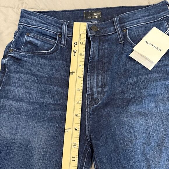 NWT Mother Jeans The High Waisted Runaway in Mint Condition Wash Flare Size 27 - Picture 13 of 16